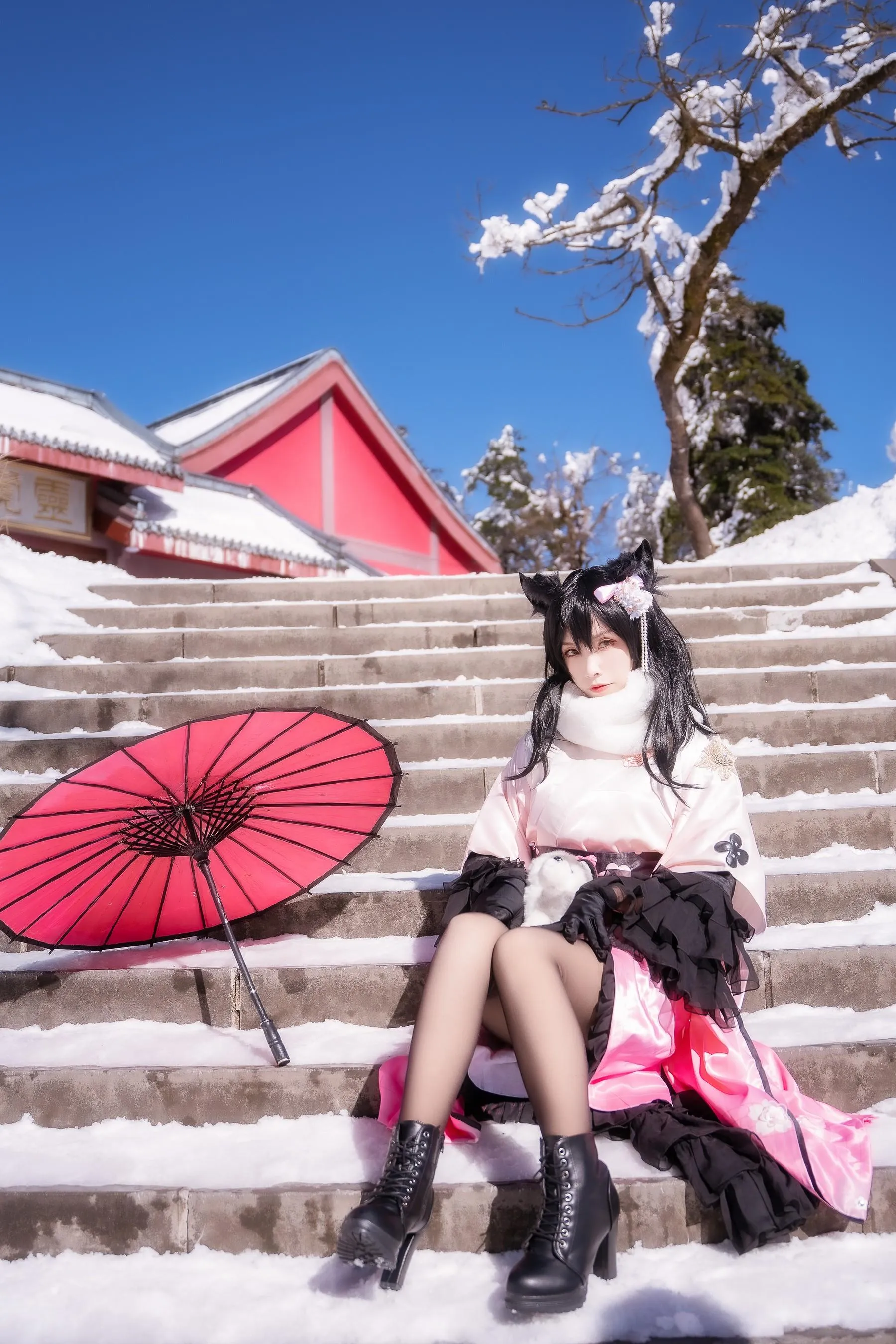Neko-薇薇 – NO.08 爱宕和服 [45P]插图4